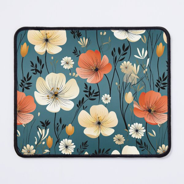 Item preview, Caribbean Current Bohemian Floral Pattern designed and sold by GracefulGiftsCA.