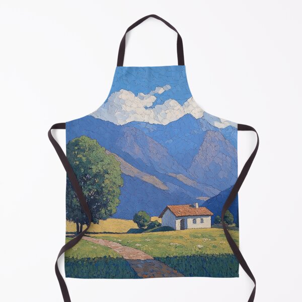 Item preview, Peru landscape | Post-impressionist painting style designed and sold by ComicsFactory.