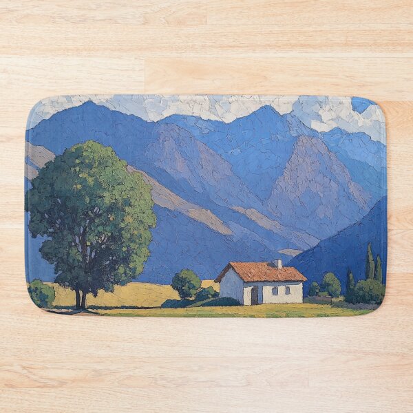 Item preview, Peru landscape | Post-impressionist painting style designed and sold by ComicsFactory.