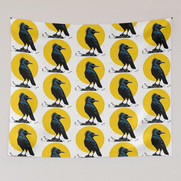 Aperçu de l'œuvre Corbeau de style pop art créée et vendue par Dogandesighn.
