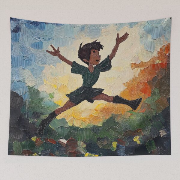 Item preview, Peter Pan | Post-impressionist painting style designed and sold by ComicsFactory.