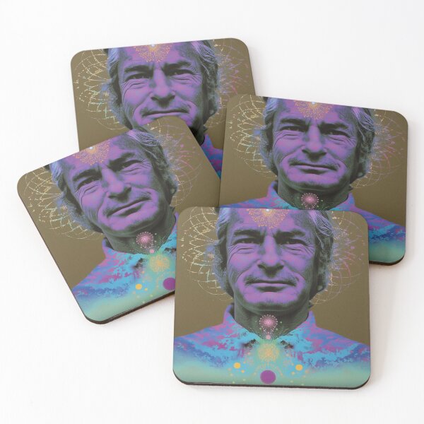 Item preview, Timothy Leary Surreal Portrait – Vintage Psychedelic Visionary Art designed and sold by Mystikos Art.