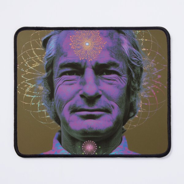 Item preview, Timothy Leary Surreal Portrait – Vintage Psychedelic Visionary Art designed and sold by Mystikos Art.