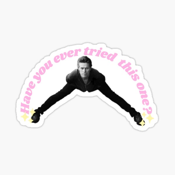 Item preview, Have you ever tried this one Willem Dafoe designed and sold by StickJustStick.