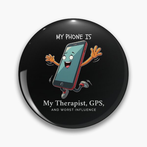 Item preview, My phone is my therapy designed and sold by Peerless-Prime.
