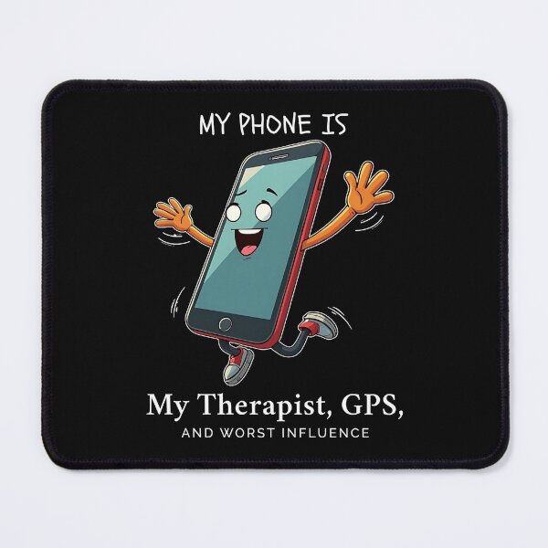 Item preview, My phone is my therapy designed and sold by Peerless-Prime.