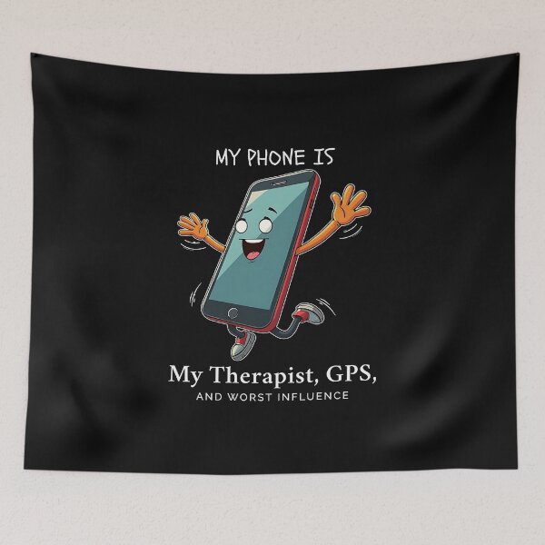 Item preview, My phone is my therapy designed and sold by Peerless-Prime.