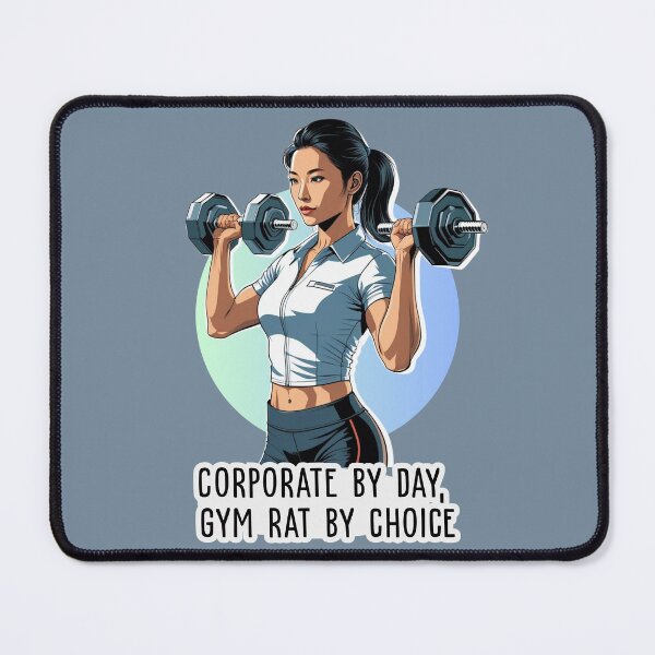 Item preview, Corporate by Day, Gym Rat by Choice - Fit Woman designed and sold by designerka.