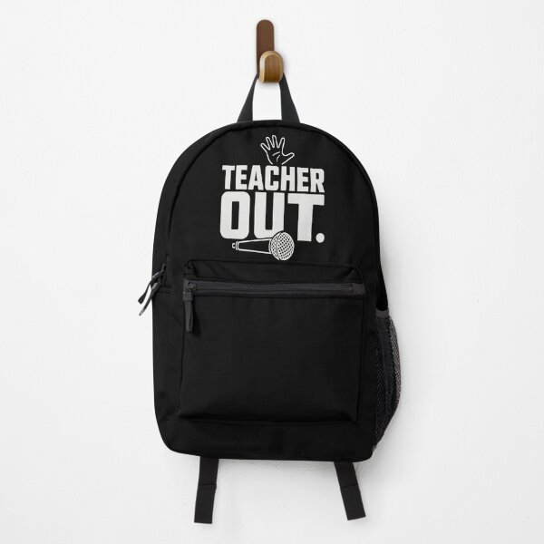 Item preview, Funny Teacher Mic Drop Quote Teacher Out with Hand designed and sold by JudeSchimmel.