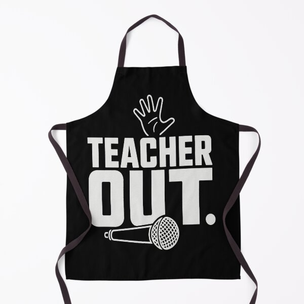 Item preview, Funny Teacher Mic Drop Quote Teacher Out with Hand designed and sold by JudeSchimmel.