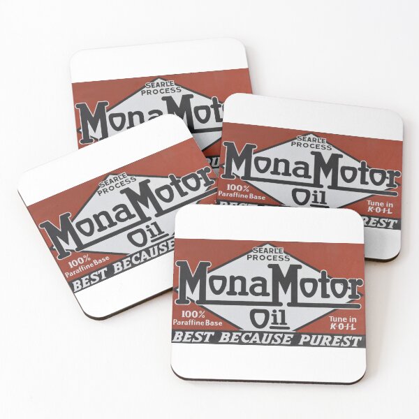 Item preview, Vintage Mona Motor Oil - Best Because Purest designed and sold by QuayTradingCo.