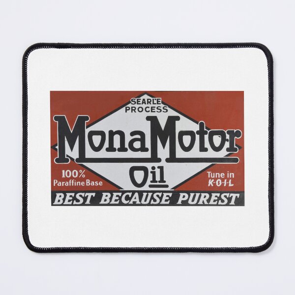 Item preview, Vintage Mona Motor Oil - Best Because Purest designed and sold by QuayTradingCo.