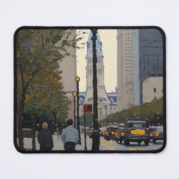 Item preview, Philadelphia | Post-impressionist painting style designed and sold by ComicsFactory.