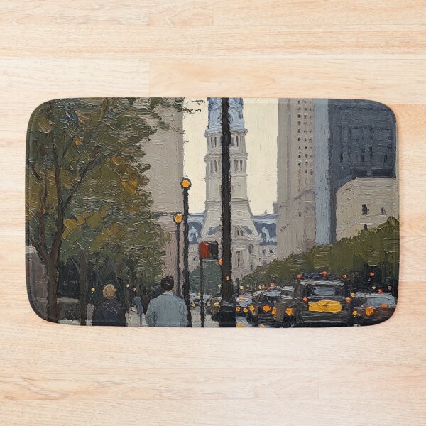 Item preview, Philadelphia | Post-impressionist painting style designed and sold by ComicsFactory.