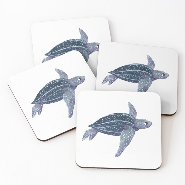 Item preview, Leatherback turtle migration in watercolor designed and sold by Chouetteplanete.