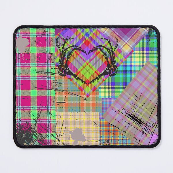 Item preview, pop punk style plaid designed and sold by SKULLARTISTRY.