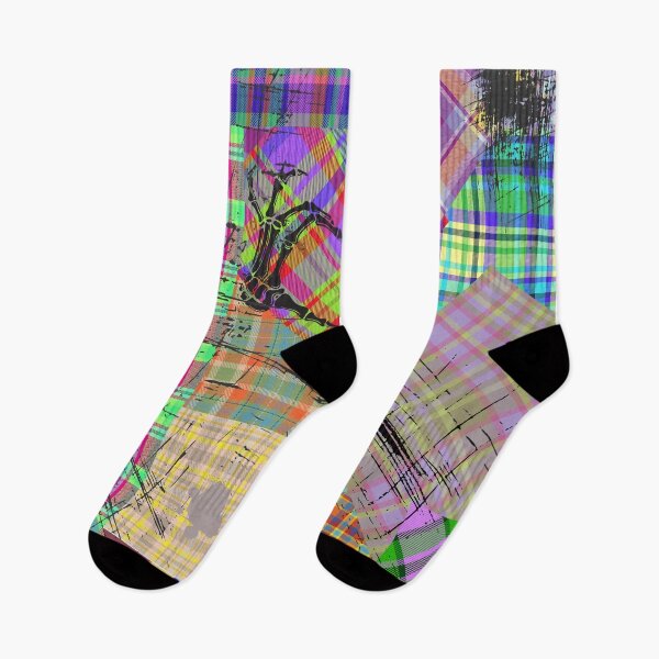 Item preview, pop punk style plaid designed and sold by SKULLARTISTRY.
