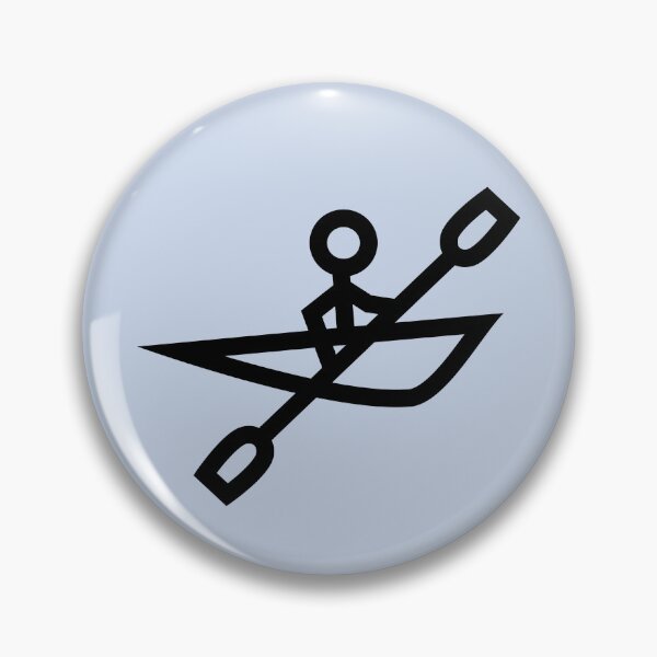 Item preview, Kayak (black design on transparency) designed and sold by uduforuDesigns.