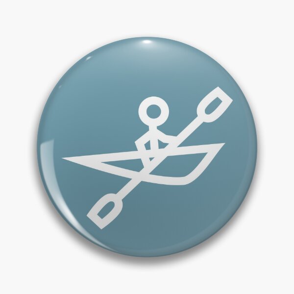 Item preview, Kayak (white design on transparency) designed and sold by uduforuDesigns.