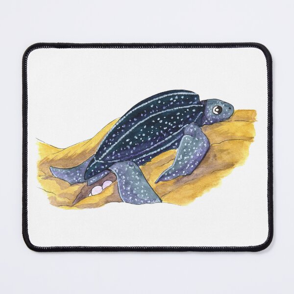 Item preview, Nesting of a leatherback turtle in watercolor designed and sold by Chouetteplanete.