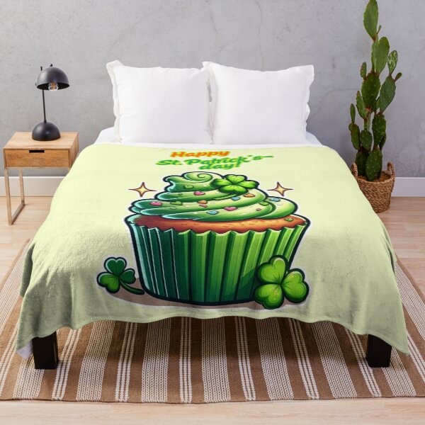 Item preview, St Patrick’s Day Cupcake – Cute Irish Lucky Clover Dessert Design 2025 designed and sold by Sugar Wisdom .