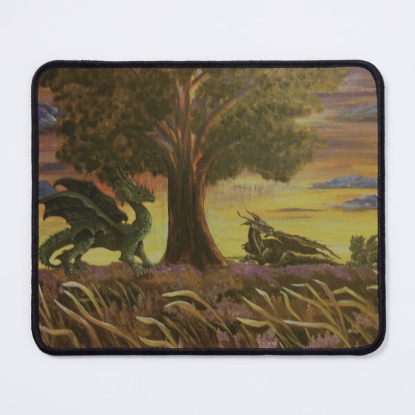Item preview,  Dragons at Sunset - Where the Wind Takes Us designed and sold by JoyfulNiftyArt.