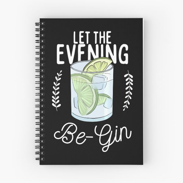 Item preview, Let The Evening Be Gin (White Text) designed and sold by Lampblack and Bone.