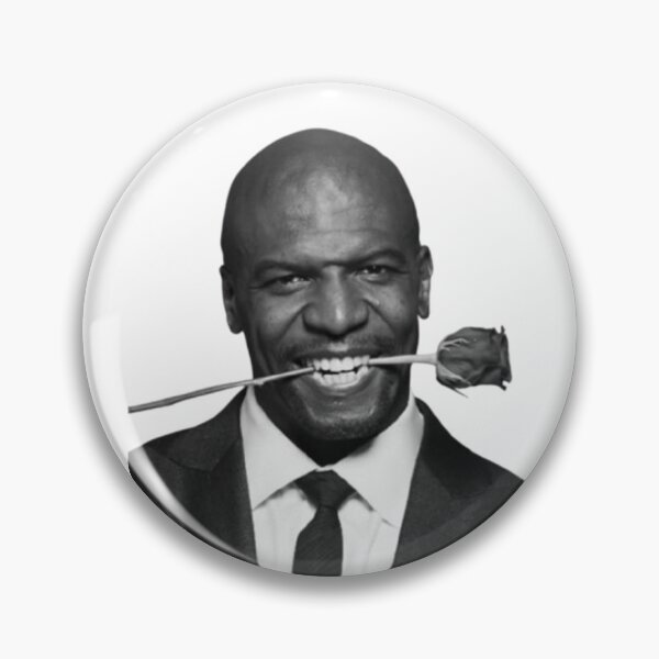 Item preview, Terry Crews with a rose in his mouth designed and sold by MARTBOMM.