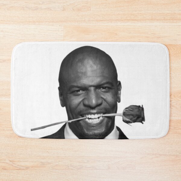 Item preview, Terry Crews with a rose in his mouth designed and sold by MARTBOMM.