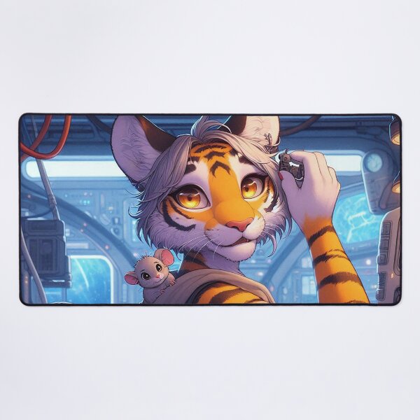 Item preview, Tiger Robotics Repair Tech and Her Little Friend designed and sold by nikkolaus.
