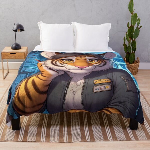 Item preview, Plus-Sized Tiger and Her Little Friend in Space designed and sold by nikkolaus.