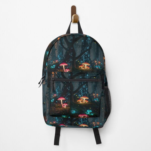 Item preview, Fantasy Forest with Mushrooms and Fireflies designed and sold by javastocks.