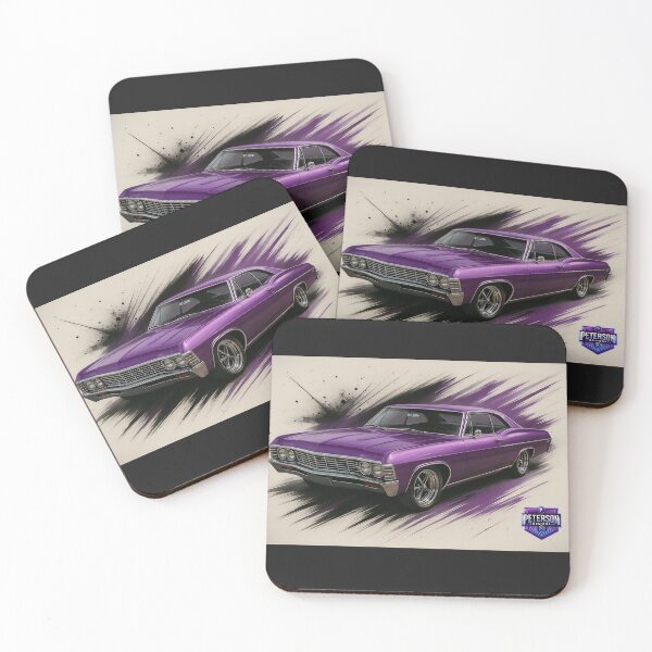 Item preview, 1967 Chevy Impala Fanart Remastered (Purple) designed and sold by Peterson Designs.