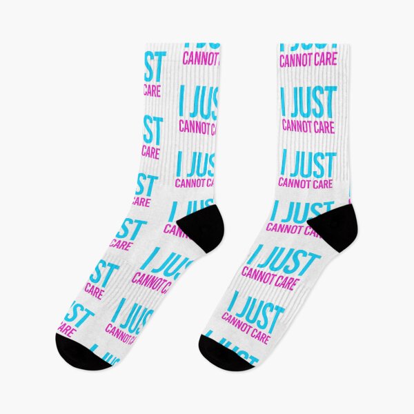 Item preview, I Just Cannot Care Aqua and Pink designed and sold by Memes N Lore .