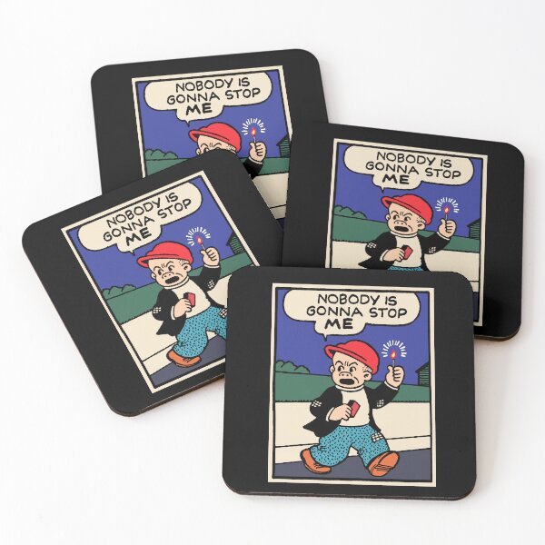 Item preview, Nobody Is Gonna Stop Me Sluggo Style Vintage Retro Pop Art Parody Comic Graphic designed and sold by wmxdesign.
