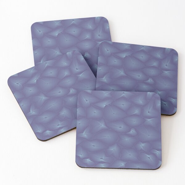 Item preview, Fabric Rolls Texture – Soft Blue Abstract Textile Pattern designed and sold by Medlena.