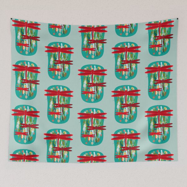 Item preview, Dragonfly River designed and sold by uduforuDesigns.