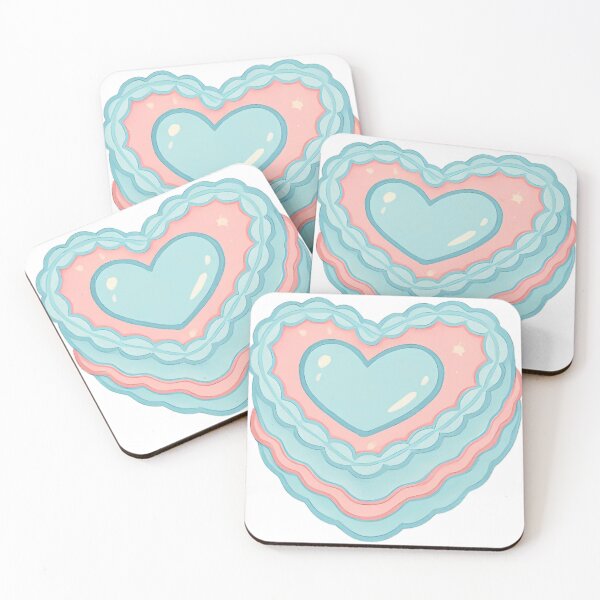 Item preview, Vintage Heart Cake designed and sold by EnchantingEmber.