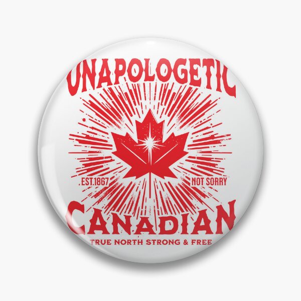 Item preview, Unapologetic Canadian, True North, Strong & Free, Maple Leaf, Not Sorry designed and sold by Pawsitive Pixel Studio.