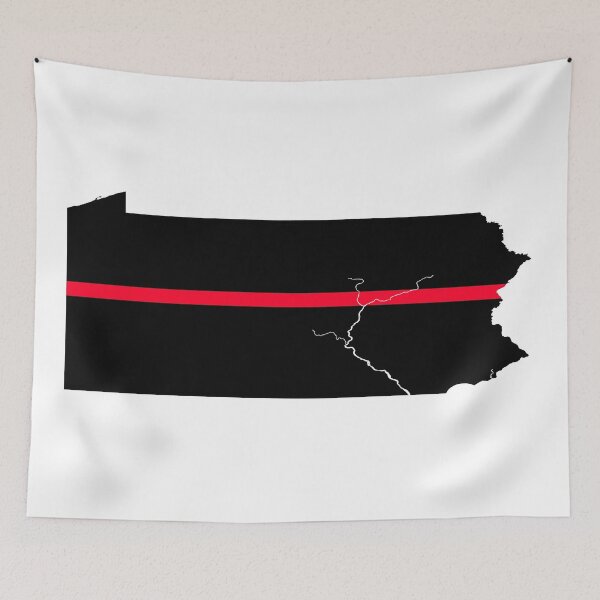 Item preview, Pennsylvania Thin Red Line designed and sold by PhilbonianDezin.