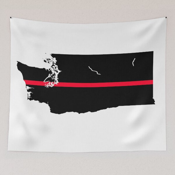 Item preview, Washington State Thin Red Line designed and sold by PhilbonianDezin.