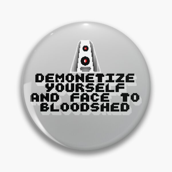 Item preview, Demonetize Yourself and Face To Bloodshed (Black Monolith) designed and sold by secswell.