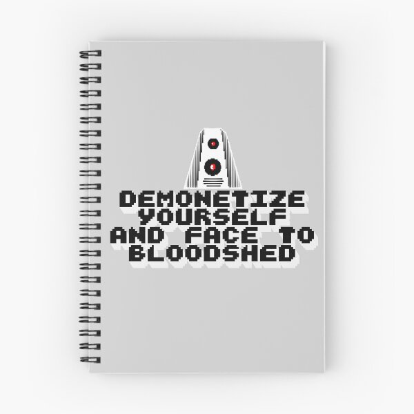 Item preview, Demonetize Yourself and Face To Bloodshed (Black Monolith) designed and sold by secswell.
