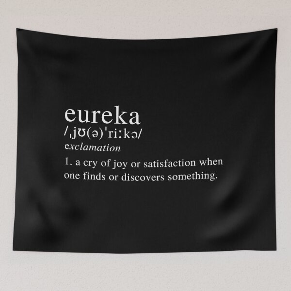 Item preview, Eureka Definition (White) designed and sold by JStuartArt.