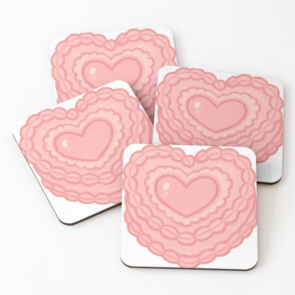 Item preview, Pink Vintage Heart Cake designed and sold by EnchantingEmber.