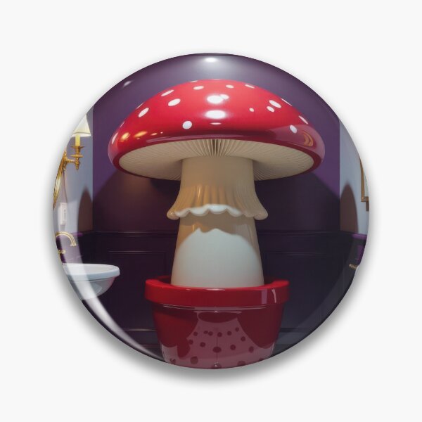 Item preview, Washroom Mushroom designed and sold by HabitableMoons.
