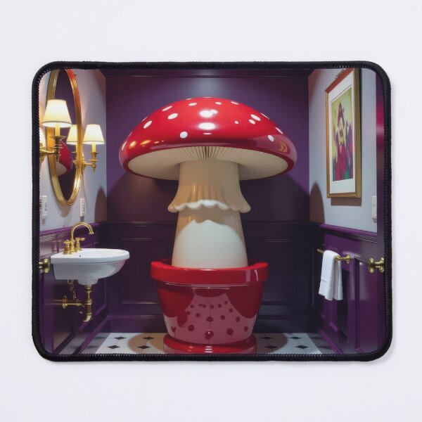 Item preview, Washroom Mushroom designed and sold by HabitableMoons.