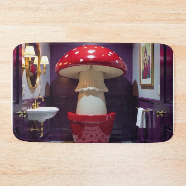 Item preview, Washroom Mushroom designed and sold by HabitableMoons.