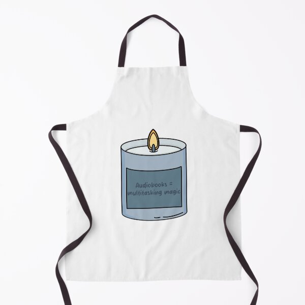 Item preview, Audiobooks = Multitasking Magic - Book Lover Scented Candle Design for Readers & Productivity Nerds designed and sold by OceaneZwDesigns.
