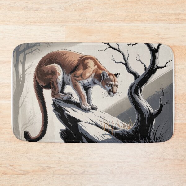 Item preview, Mountain Lion vs Tree designed and sold by HabitableMoons.